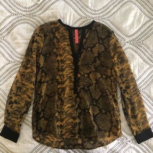 Eight Sixty Snake Print Blouse
